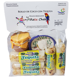 Rollo de Coco Sabor a Tequila
