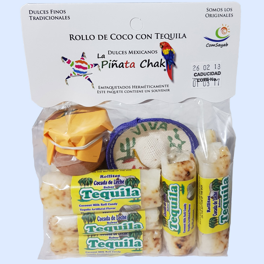 Rollo de Coco Sabor a Tequila