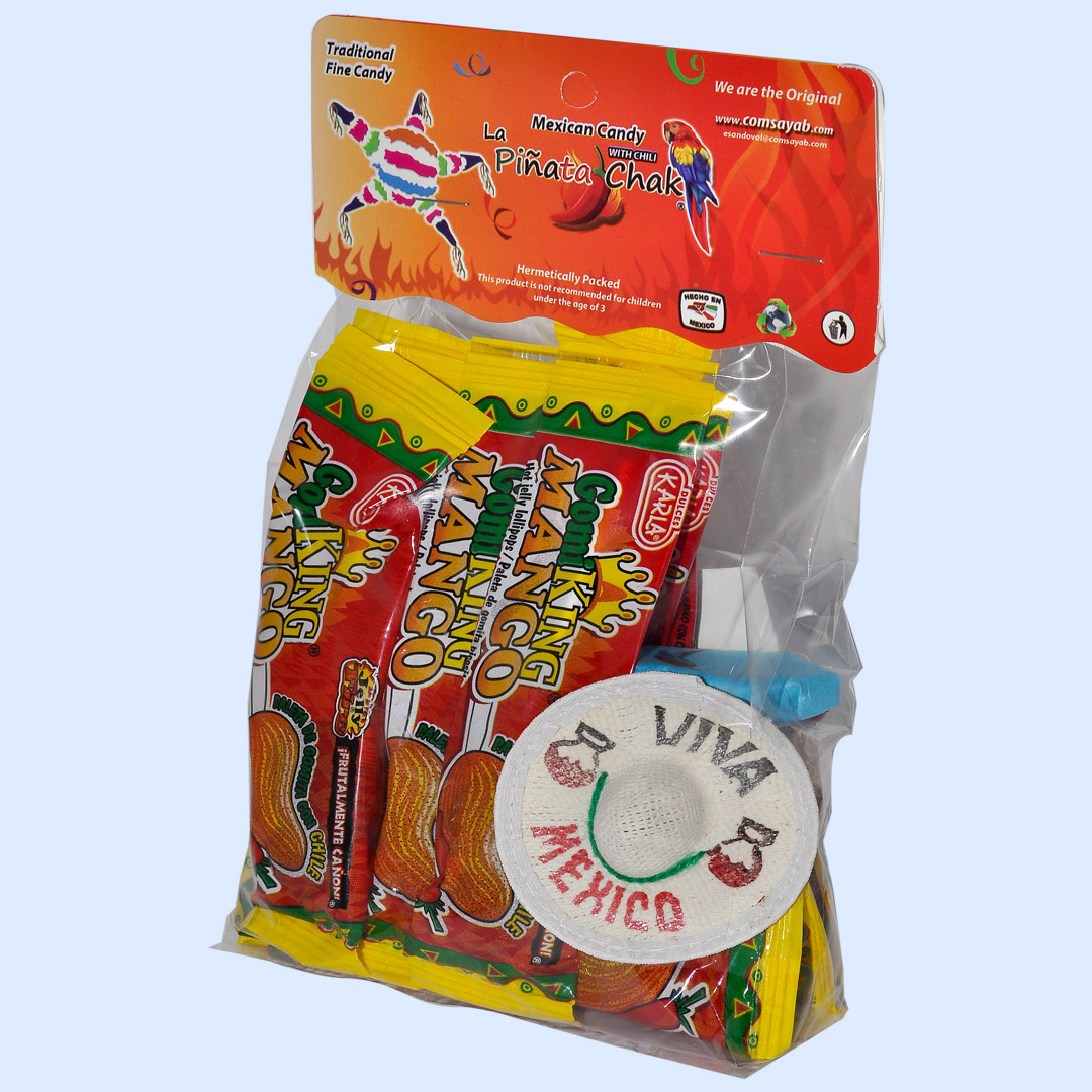 Paleta de Gomita de Mango con Chile